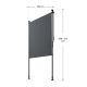 Erkély napellenző 100 x 228- 316 cm UV védelemmel szürke