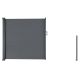 Kihúzható oldalsó elválasztó 300 x 180 cm sötét szürke