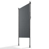 Függőleges napellenző erkélyre 120 x 228–316 cm UV-védelem