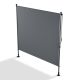 Függőleges napellenző 200 x 228–316 cm UV-védelem szürke