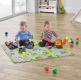 Gyerek puzzle szőnyeg város motívum 9 db EVA hab