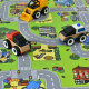 Gyerek puzzle szőnyeg város motívum 9 db EVA hab