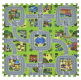 Gyerek puzzle szőnyeg város motívum 9 db EVA hab