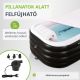 Összecsukható felfújható kád elektromos pumpával 400 L