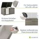 Polyrattan kültéri tároló láda 950 L szürke erősített fedő
