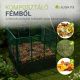 Fém kerti komposztáló 800 l – zöld, jól szellőző, ellenálló