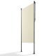 Függőleges erkély napellenző 120x228-316 cm UV védelem bézs