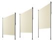 Függőleges erkély napellenző 200x228-316 cm UV védelem bézs