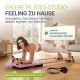 Összecsukható Pilates Reformer 109 x 45 x 8–21 cm rózsaszín