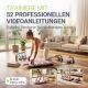 Összecsukható Pilates Reformer 109 x 45 x 8–21 cm rózsaszín