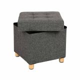 Taburet 38×38×40 cm sötét szürke