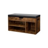 Cipőszekrény paddal VASAGLE barna 80×30×44 cm