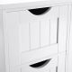 Univerzális szekrény 4 fiókkal 55 x 30 x 81 cm fehér
