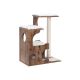 Macskafa házzal és kaparófával rusztikus 66 × 42 × 88 cm