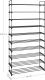 Cipőtartó 10 szintes magas  30×94×206 cm fekete