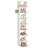 Cipősszekrény akasztókkal  9 polccal 26,5 x 30 x 147 cm