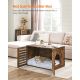 Macska-WC-szekrény rusztikus díszítéssel 53x33x72 cm