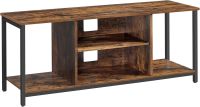TV-asztal fémvázzal rusztikus barna 120x40x50 cm