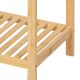 Bambusz polc 4 polccal natúr 110 x 33 x 37 cm