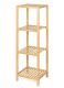 Bambusz polc 4 polccal natúr 110 x 33 x 37 cm