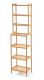 Bambusz polc 7 polc natúr 157 x 40 x 28 cm