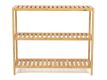 Bambusz polc 3 polccal natúr 60 x 69 x 25 cm