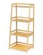 Bambusz polc 4 polccal natúr 85 x 39 x 29 cm
