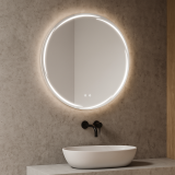 Fürdőszobai tükör 80 cm LED érintésvezérléssel
