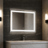 LED Fürdőszobatükör 70x90 cm 3 világos szín alumínium