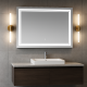 LED Fürdőszobatükör 70x90 cm 3 világos szín alumínium