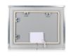 LED Fürdőszobatükör 70x90 cm 3 világos szín alumínium