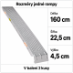 Acél rámpák 2 db 160 cm 400 kg csúszásgátló