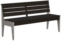 ROJAPLAST Fapad POOL 150 x 50 x 76 cm fekete / szürke