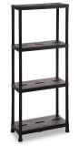 TOOMAX  Műanyag polc 4 polcos UNIVERSAL PRO 63 fekete