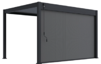 Háló 2,65 m-es bioklimatikus pergolához sötétszürke