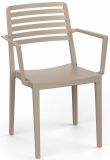 Karosszék ROW ARMCHAIR  taupe
