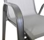 ROJAPLAST Kerti szék SOFIE fém szürke szövet