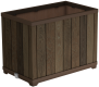 Virágcserép DECO RECTANGLE TALL WALNUT