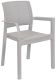 TOOMAX Múanyag fotel ALBA szürke