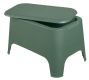 PETRA Műanyag asztal + doboz avokádó zöld