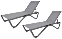 Alumínium nyugágyak ZWL-515 DUO 2 db szürke