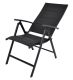 Kerti dönthető szék alumínium fekete