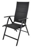Kerti dönthető szék alumínium fekete