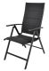 Kerti dönthető szék alumínium fekete
