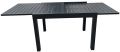 Kerti asztal, alumínium kihúzható antracit