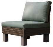 Kerti műanyag szék ELEMENTS SIGNATURE barna