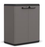 Kerti szekrény PIU BASE fekete/szürke