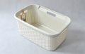 Ágyneműtartó kosár STYLE RATTAN 45L - krém CURVER