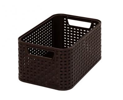 CURVER Műanyag kosár  STYLE BOX S barna