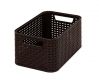 CURVER Műanyag kosár  STYLE BOX S barna